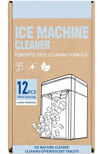 NALACAL أقراص إزالة الترسبات الكلسية من آلات صنع الثلج، 12 قرصًا، آمنة للاستخ...