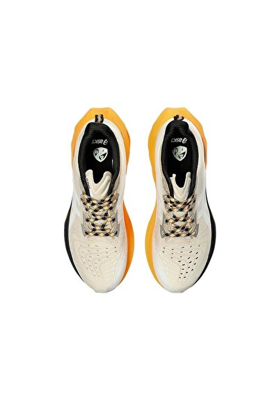 Asics Tiger Novablast 4 Outdoor Running Shoes Beige/Yellow for Men/Women/Students