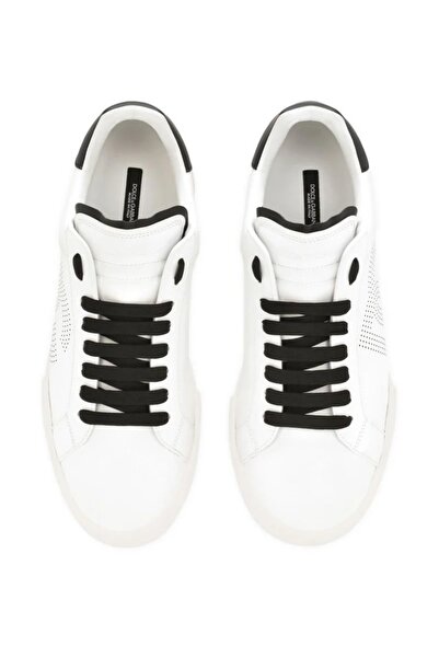 Dolce&Gabbana Dolce Gabbana Portofino Erkek Sneaker CK2277 AV066 89697 BİANCO/NERO