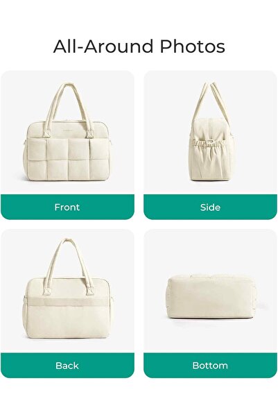 BAGSMART Gym Bag for Women, Lightweight Weekender Duffle with Wet Pocket & 15.6" Laptop Compartment,