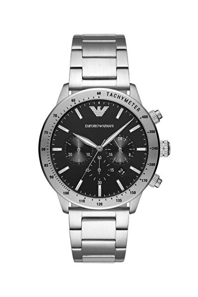 Emporio Armani ساعة كرونوغراف للرجال من الفولاذ المقاوم للصدأ AR11241