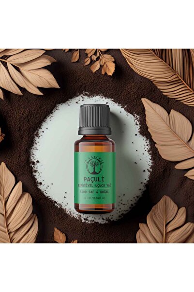 Dİ NATURAL SİNCE 2024 Patchouli (Paçuli) Esansiyel Uçucu Yağ %100 Saf & Doğal 10 ml