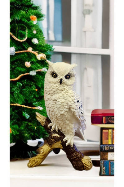 Lemonade Concept Hedwig Figür Baykuş Harry Potter Koleksiyonluk Heykel (Mermer Tozu Karışımı)