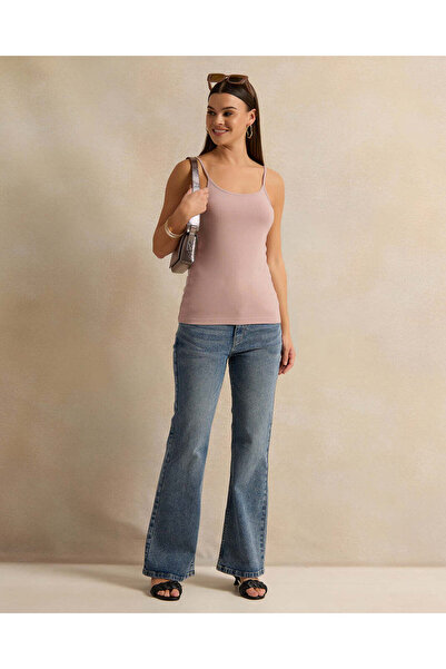 REDTAG Women Lilac Strappy Vest