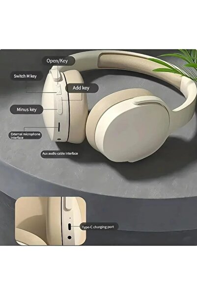 Generic Wireless Bluetooth 5.3 Headphones Earphone Stereo Hifi Headset Game Earbuds With Microphone