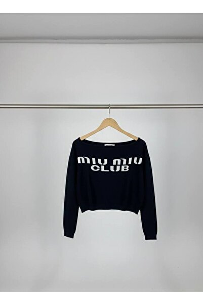 YusGos Women's Off Shoulder Boat Neck Oversized Long Sleeve High Quality Crop