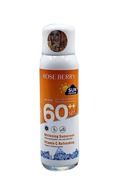 roseberry Rose Berry Skin Whitening Cream + Vitamin C Sunscreen 150ml
