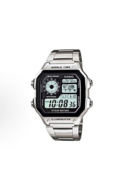 Casio simple sports waterproof retro Shi Ying movement stainless steel strap watch