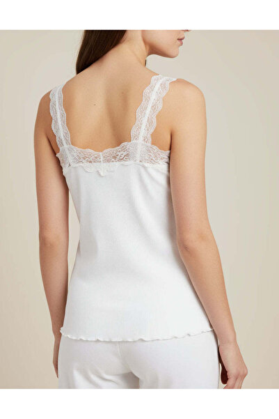 REDTAG White Strappy Lace Vest