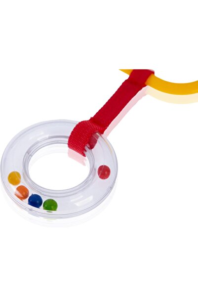 Babyjem Rattle Stroller Ring Oval (Yellow)