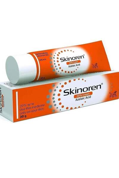 Skinoren كريم لعلاج حب الشباب بحمض الأزيليك 20%، 30 جم