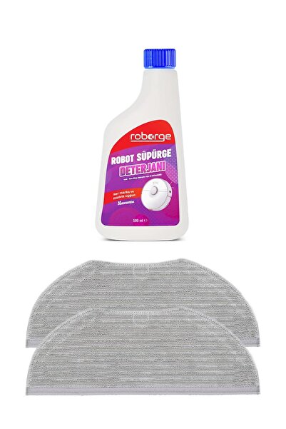 Roborge Aspirator robot Xiaomi 2in1 Essential cu 2 pachete de cârpă de mop + ...