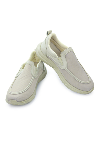 ihvan online Men's Mesh Roller Shoes - Slip-On, Lightweight and Comfortable Hajj Umrah Shoes - Beige