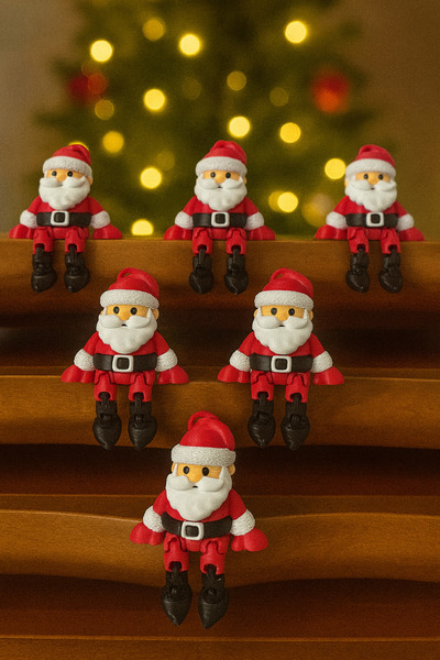 NC3DLAZER EKLEMLI NOEL BABA FIGÜRÜ