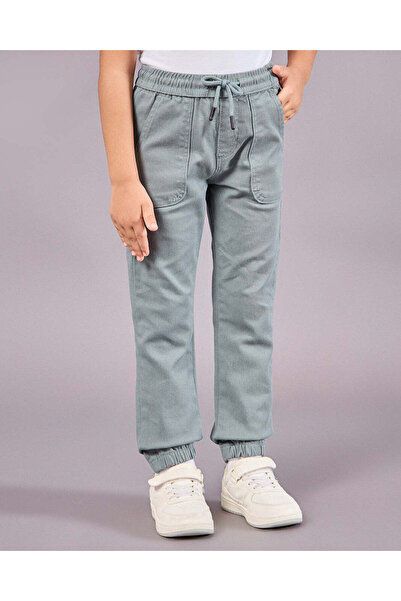 REDTAG Boys Green Jogger Jeans