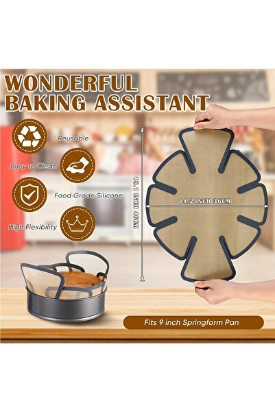 VALA Gray 0.7 mm Silicone Baking Mat with Handles (FDA tested, FCM certified, BPA-free)