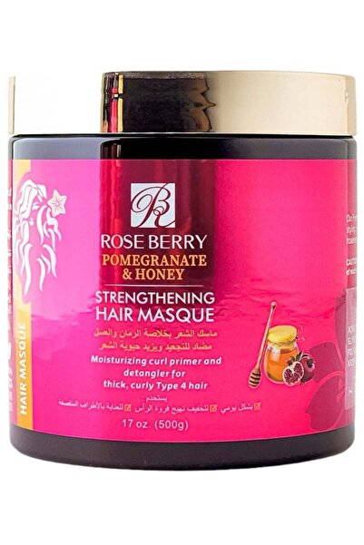 roseberry Rose Berry Pomegranate & Honey Hair Strengthening Mask