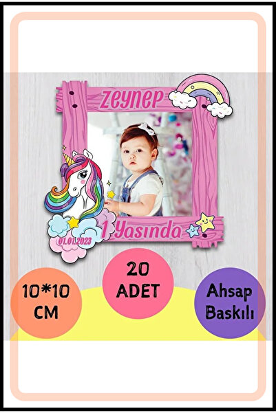 wonderlike Doğum Günü Hediyesi Bebek Magnet 20 Adet
