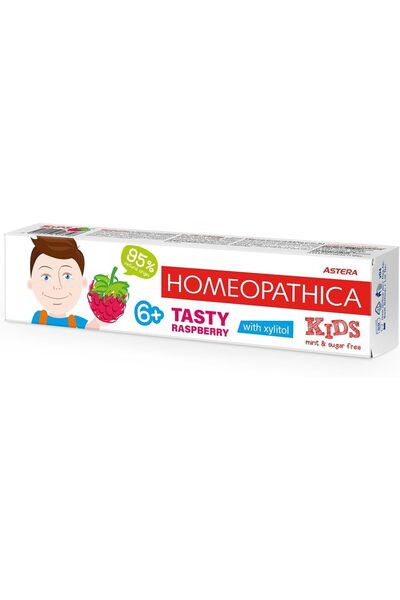 ASTERA Toothpaste Homeopathica for Kids Tasty Raspberry +6 years - 50 ML