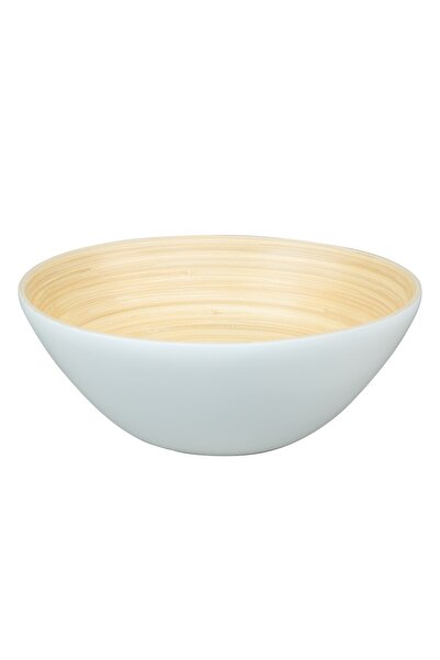 Carrefour Bol Carrefour, bambus, 25 cm, Alb