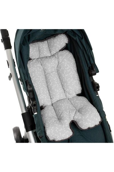 Babyjem Baby Pram Cushion Universal Seat Cover for Buggies, Prams, Bicycle Trailers, Grey