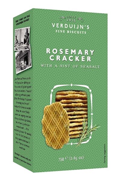 Verduijn's Artisanal Rosemary Crackers 75 g