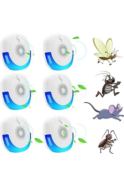 Arabest طارد الحشرات بالموجات فوق الصوتية، عبوة من 6 قطع طاردة للحشرات بمقبس ...