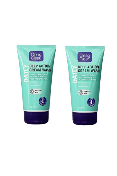 Clean & Clear قطعتين من كريم التنظيف العميق من كلين آند كلير 150 مل