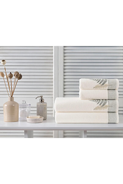 Özdilek Cotton Bliss Cream-Green Best Set