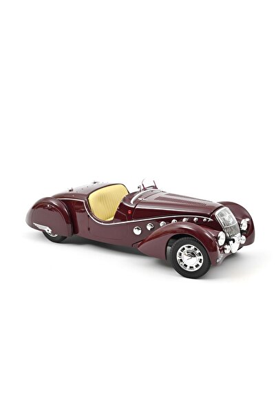 Norev Macheta auto, Peugeot 302 DarlMat Roadster 1937 - Rosu inchis 1:18
