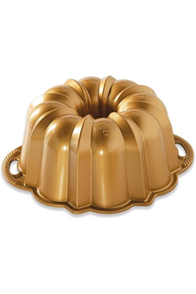 Generic قالب بوندت ذهبي من Nordic Ware Anniversary