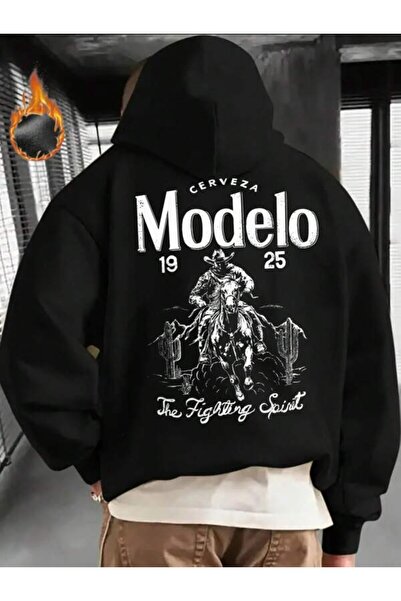 Ritec هودي موديلو ويسترن مطبوع للجنسين قصة فضفاضة