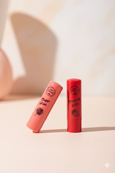 Bee Beauty Lip Balm Sugar Kiss+strawberry Kiss 2'li