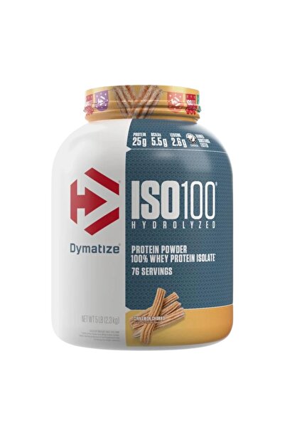 Dymatize ISO 100 Hydrolyzed Whey Protein Isolate, Cinnamon Churro, 5 lb, 25 Grams of Protein per serving