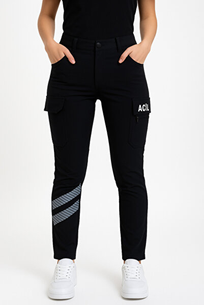 İBA 112 Pantolon – Sağlık Personeli Likralı Çok Cepli Tactical Reflektörlü Un...