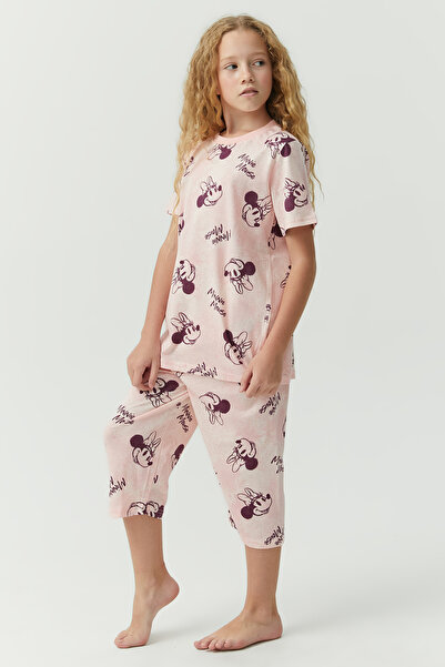 PAULMARK Girl's Patterned Capri Pajama Set