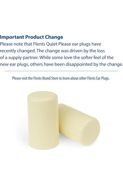 FLENTS سدادات أذن، 100 زوج، سدادات أذن للنوم، الشخير، الضوضاء العالية، NRR 29