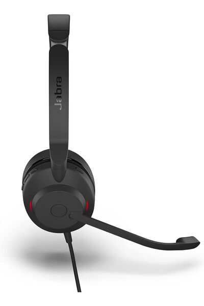 Jabra سماعة الرأس Evolve2 30 SE السلكية أحادية الصوت مع خاصية إلغاء الضوضاء -...