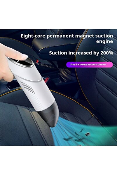 Generic Wireless Handheld Car Vacuum Cleaner 5000Pa Strong Suction 55W Portable Mini Cordless Duster Home