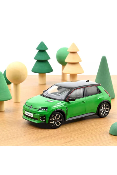 Norev Macheta auto, Renault 5 E-Tech Electric 2024 Pop Green and Black 1:18