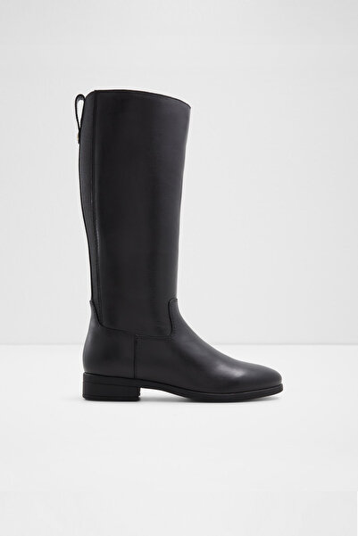 Aldo WICOENITALL - Kadın Siyah Hakiki Deri Blok Topuklu Fermuarlı Çizme
