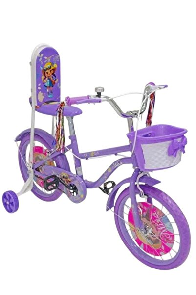 Toybox Toy Box Cute Purple 16 inch Baby Cycle for 8-10 Years with Basket and ...