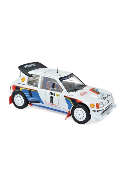 Norev Macheta auto, Peugeot 205 T16 - Rallye Monte-Carlo 1986 - Bruno Saby/J....
