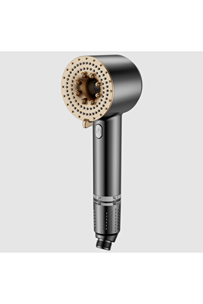 MIXSNOW رأس دش مزدوج التوربينات مع رذاذ محمول مضغوط بثلاث وظائف، لملحقات صنبو...