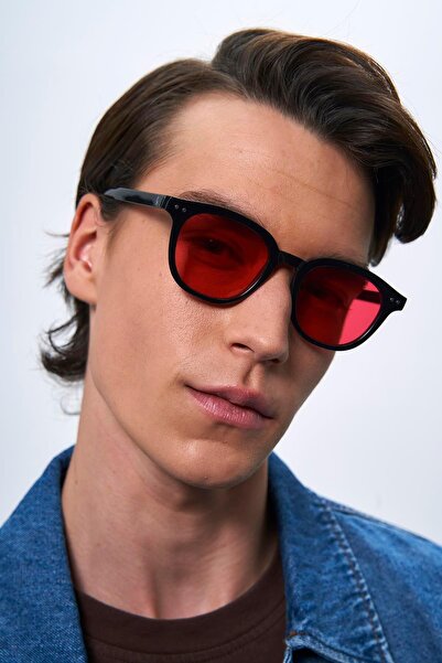 Bilge Karga Nova Black Red Men's Circusian Balance Glasses