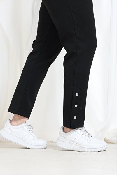 EMEZ Steel Fabric Pants with Snap Fasteners