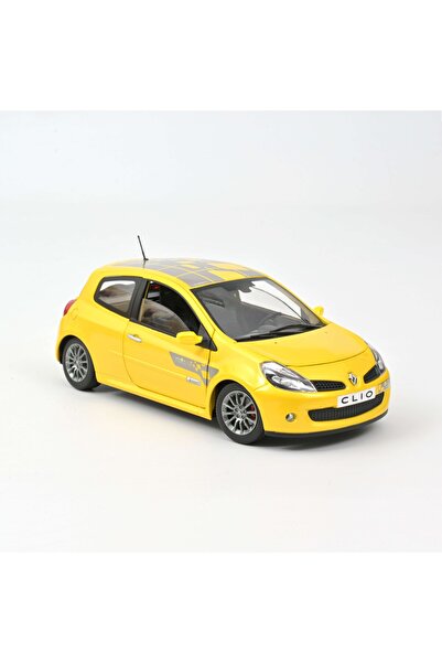 Norev Model car, Renault Clio R.S. "F1 Team" 2007 Sirius Yellow 1:18