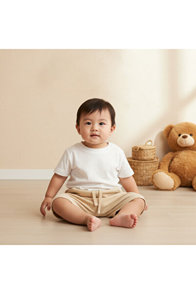 Juniors Solid Shorts with Drawstring Closure and Pockets