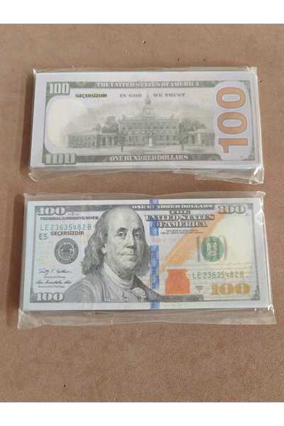 Markasız ucuz 100 DOLAR GEÇERSİZ PARA DÜĞÜN, OYUN PARASI