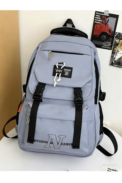 Generic College Student Outdoor Travel Leisure Trend Dual-Shoulder Backpack